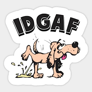 IDGAF Sticker